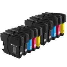 Brother LC101, LC103 10-Pack High Yield (4 BlK, 2-C, 2-M, 2-Y) $4.65ea