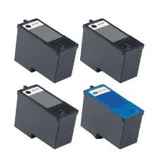 Dell V105, 305, 505W, Photo 936 Series 9  4-Pack (3 Blk,1 Clr) $11.50ea