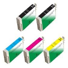 Epson T068120-68420 5-Pack (2Bk,1ea CYM) $6.25ea