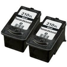Canon PG-210XL 2-Pack High Yield Black Ink $15.95 each