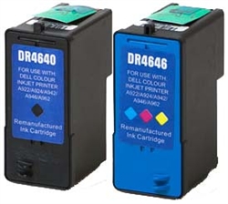 Dell Series 5 Black & Color Remanufactured Ink Combo $11.00 each ($22.00) Free Shipping