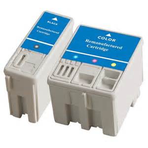 Epson Stylus 480, 580, C20, C40 series Combo Re-Manufactured Ink Cartridges (Black T013201, Color T014201) $5.25 each