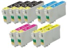 Epson Stylus, Workforce T069 Combo 10-Pack Re-Manufactured Ink Cartridges (4 Black, 2 Cyan, 2 Magenta, 2 Yellow) $4.60 each