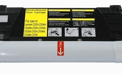 Lexmark C524 Yellow Compatible High Yield Toner C5242YH $49.95 Free Shipping