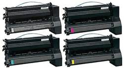 Lexmark C780, C782, X782 High Yield Compatible 4-Pack 10,000 Page Toners (Black, Cyan, Yellow, Magenta) $141.70 each