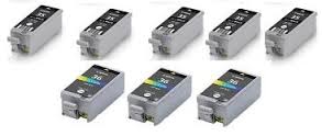 Canon PIXMA iP100 8-Pack Combo Compatible Ink Cartridges (5 PGi-35 Black, 3 CLi-36 Color) $4.50 each
