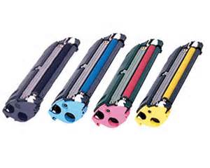 Konica Minolta Magicolor 2300 series Compatible 4-Pack Toner Combo 4,500 Page Cartridges (Black, Cyan, Magenta, Yellow) $160.00 ($40 each)