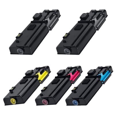 Dell C2660/C2665 Compatible 5-Pack High Yield Toner Combo $14.00 each ($70.00) Free Shipping