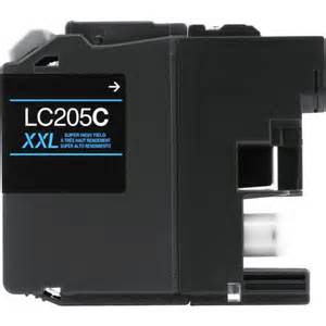 Brother LC205XXL Cyan Compatible Super High Yield Ink Cartridge $10.93 Free Shipping