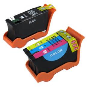 Dell Series 21, 22, 23, 24 Combo 2-Pack Compatible Ink Cartridges 1 Black T091N, 1 Color T092N) $14.98