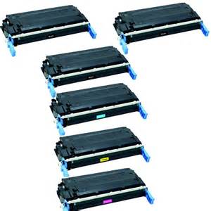 HP Color LaserJet 4700 6-Pack Compatible Toner Combo (3 Black/1 Cyan/Yellow/Magenta) $69.00ea ($414) Free Shipping