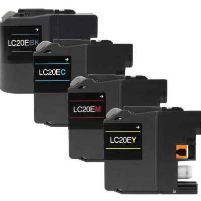 Brother LC20E XXL Compatible 4-Pack Ink Combo $4.86 each ($19.44) Free Shipping