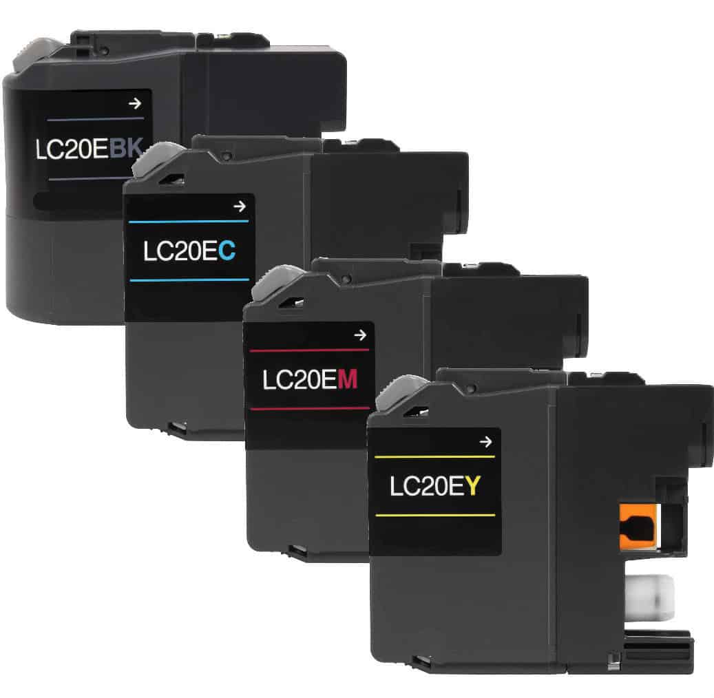 Brother LC20E XXL Compatible 4-Pack Ink Combo $4.86 each ($19.44) Free Shipping