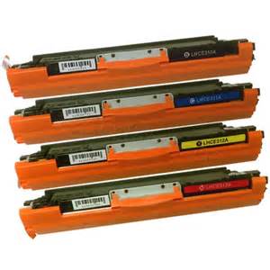 HP 126A Color LaserJet Compatible 4-Pack Toner Set $23.00 each ($92.00) Free Shipping