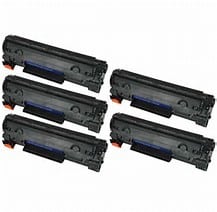 HP CF217A Remanufactured 5-Pack Toners LaserJet Pro M102/M130 $12.00ea ($60.00) Free Shipping