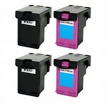 HP 65XL 4-Pack Remanufactured High Yield Ink Combo $17.32 each ($69.28) Free Shipping