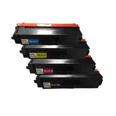 Brother TN433 Compatible 4-Pack High Yield Toner Cartridge Set $13.74 each ($54.96) Free Shipping
