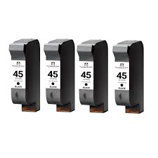 HP 45 Black 4-Pack Premium Remanufactured Ink 51645A $19.95 each ($79.80) Free Shipping