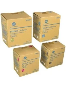 Konica Minolta Bizhub C35, C35P OEM 4-Pack Genuine Toner Combo $226.00 FREE SHIPPING - Image 3